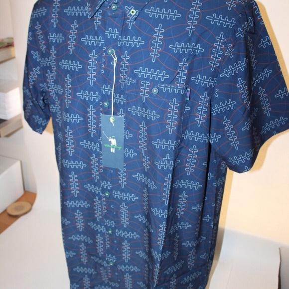 NWT $85 Mens WILLIAM "Bill" MURRAY GOLF Laces Out SS Button Sport Shirt L - Picture 4 of 9